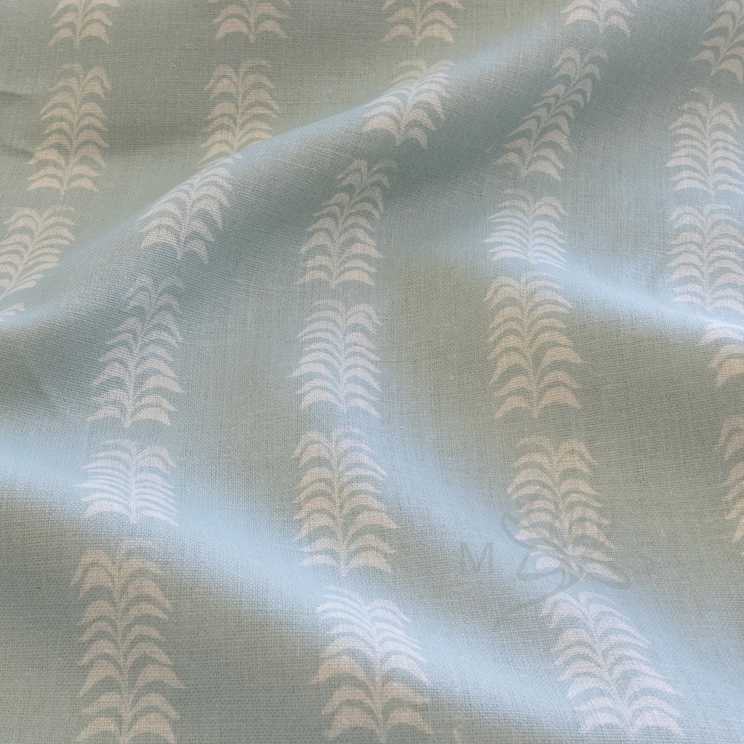 Heather Chadduck Petite Frond Sky fabric