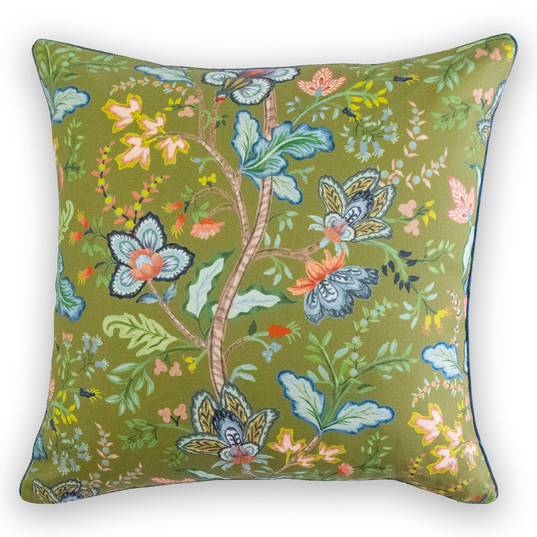 Elliston House vera vine leaf bolster
