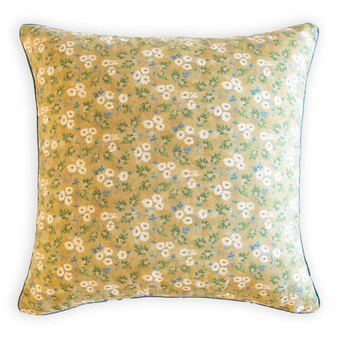 Leah oconnell Sandrine ochre custom designer bolster