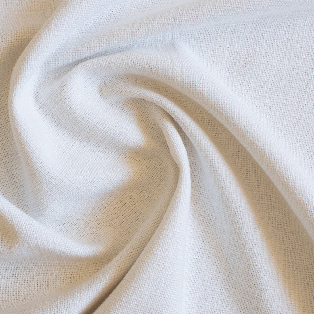 Fabricut Quick Ship Drapery Rosemary Linen White