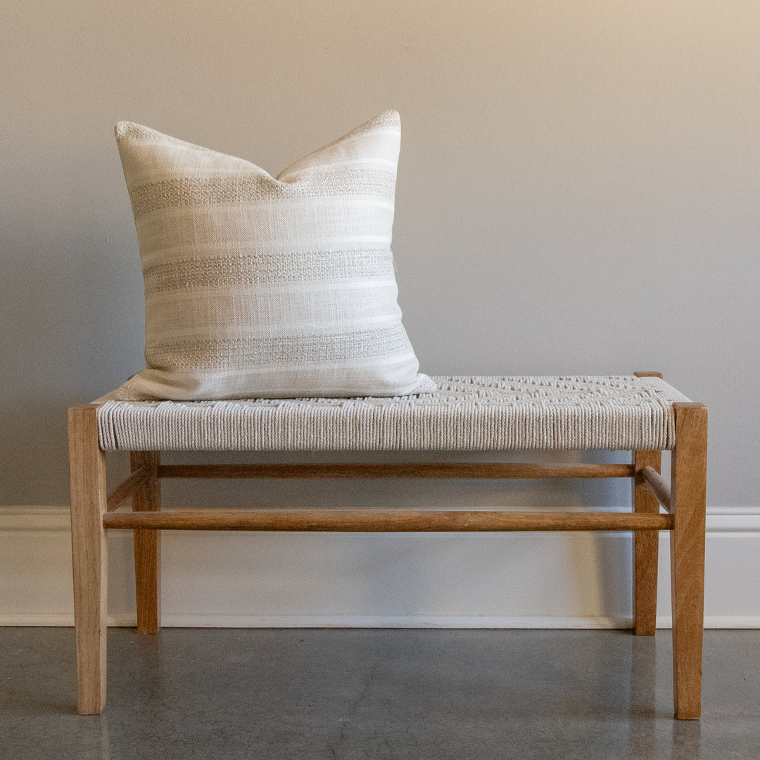 schumacher oxnard ivory pillow