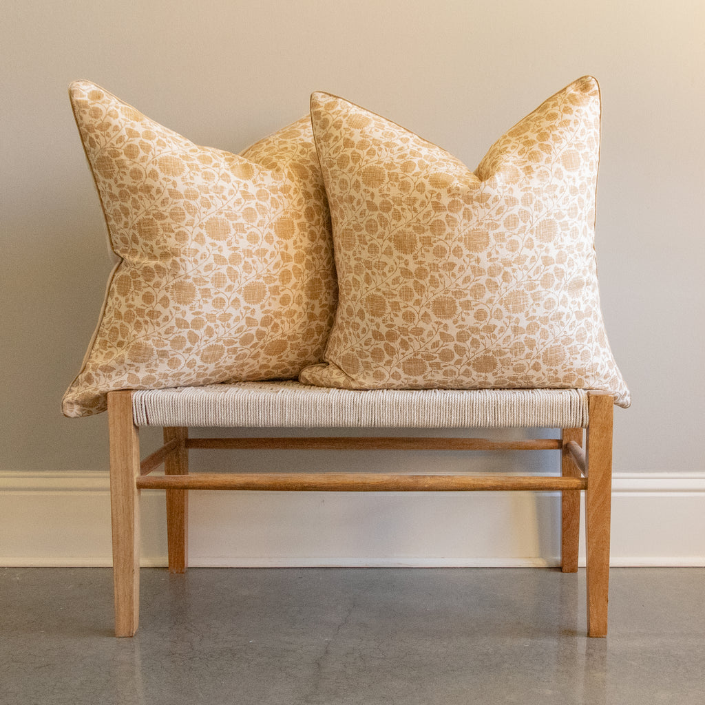 peter fasano baswa saffron pillow