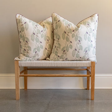 radish moon mulberry leaf pillow
