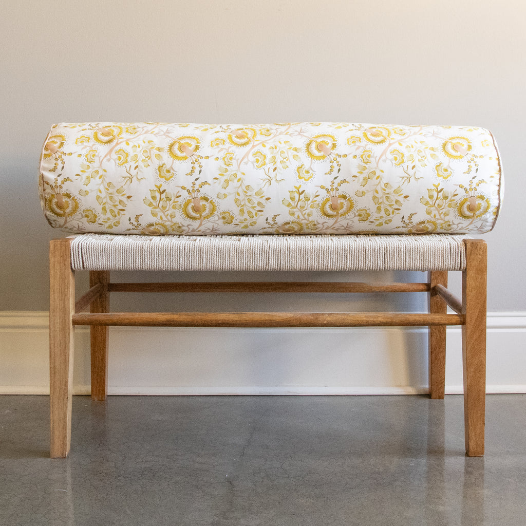 paprika home ankara moss blush bolster