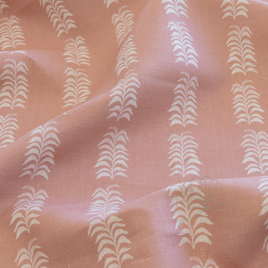 Heather Chadduck Petite Frond Clay fabric