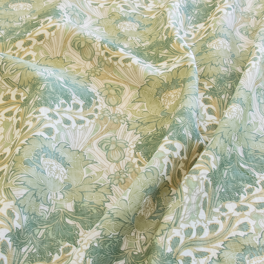 GP&amp;J Baker Little Brantwood Green fabric