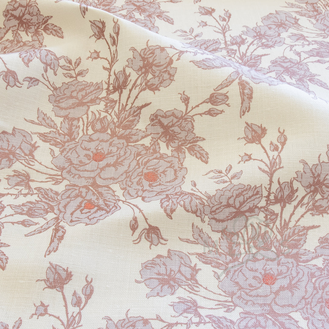 KK Harris Chantilly Minimalist Lisbeth Lilac fabric