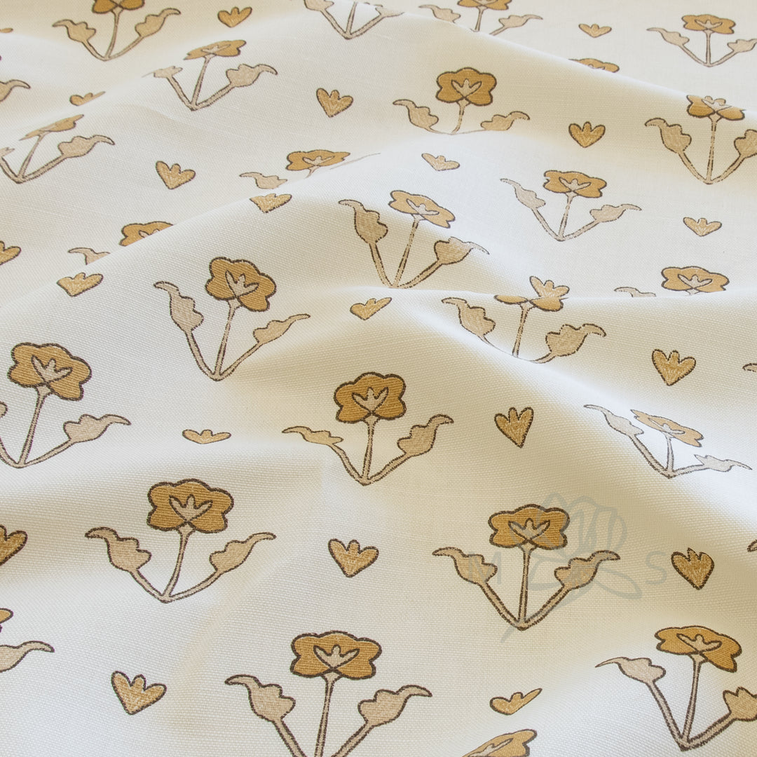 Quadrille Home Couture Clementine All Over Camel/Beige/Brown on Tint fabric