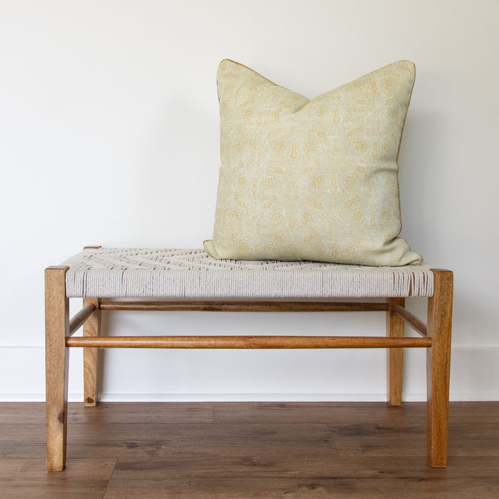 READY TO SHIP \\ Zak & Fox L'erbe Mint Pillow Cover, 22x22