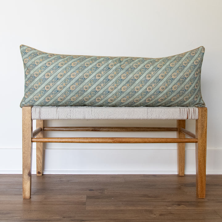 READY TO SHIP \\ Iksel Safavid Ribbons Pillow Cover, 13x35