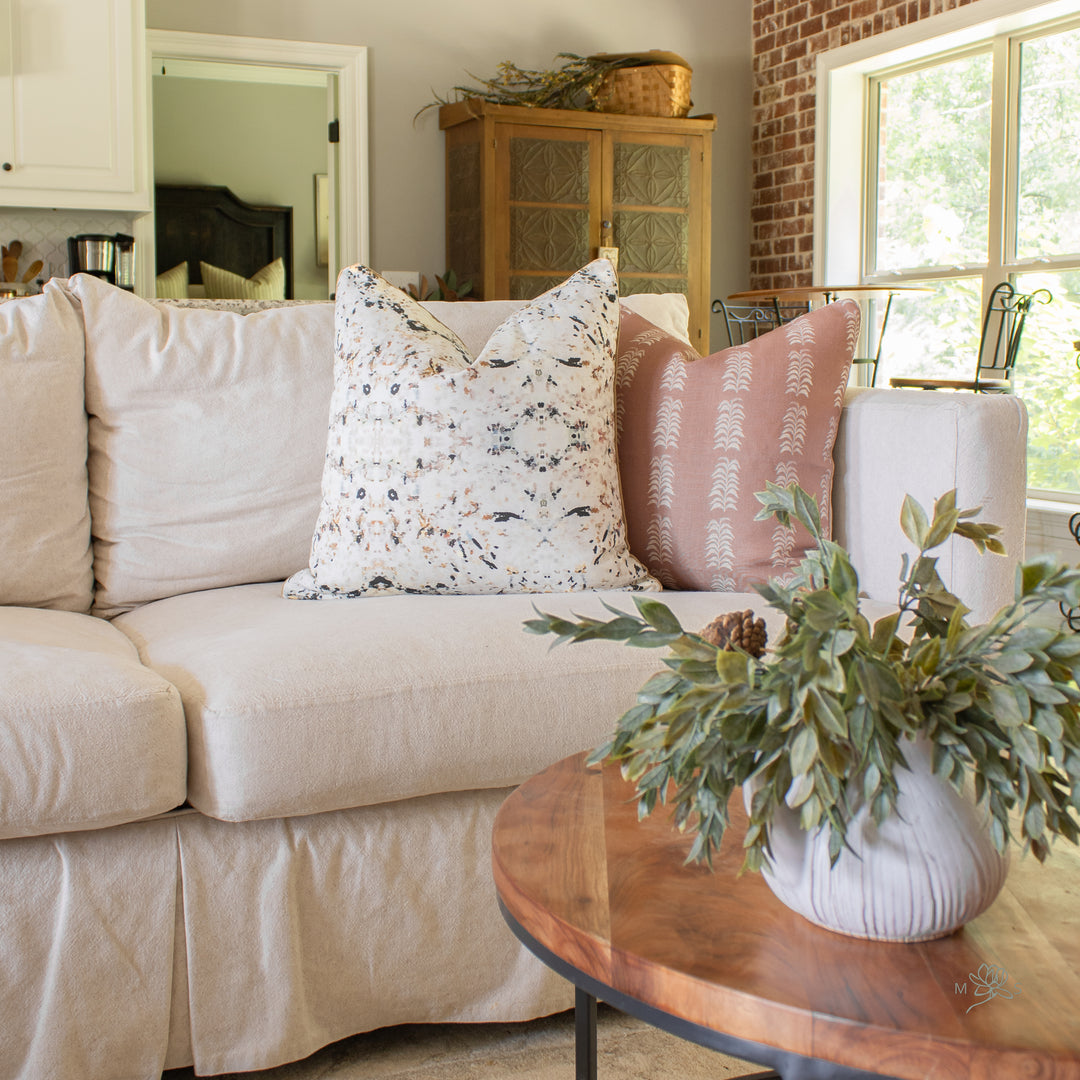 abstract multicolor pillow