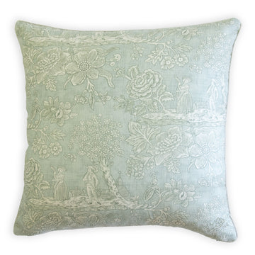 jean monro cecelia toile legbar custom designer bolster with white cording