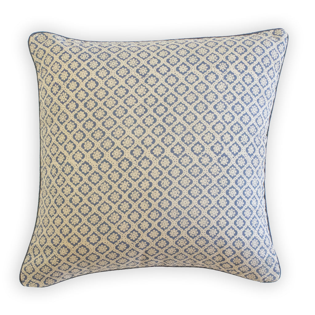 lee jofa indus flower indigo bolster