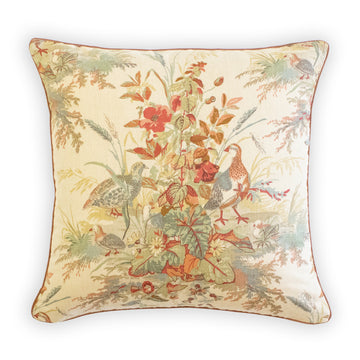 schumacher quail meadow autumn bolster