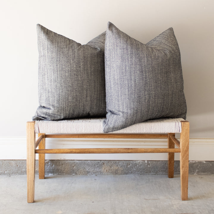 READY TO SHIP, set of 2 \\ Black Texture Pillow Cover, 24x24