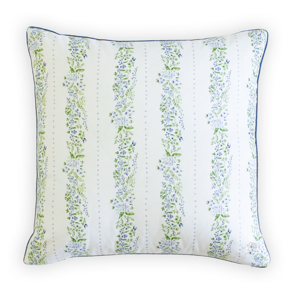 Camilla Moss Designs Libby Periwinkle Pillow