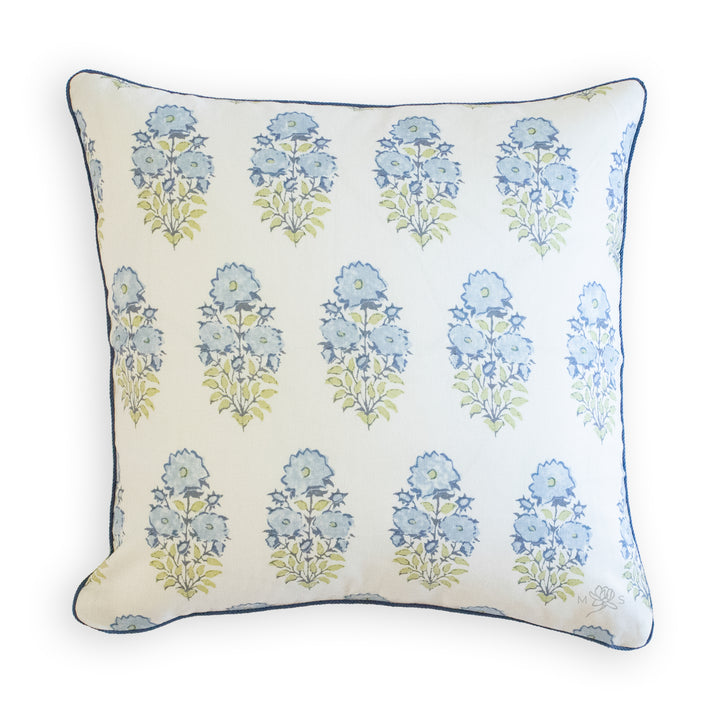 Lisa Fine Mughal Flower Monsoon Pillow