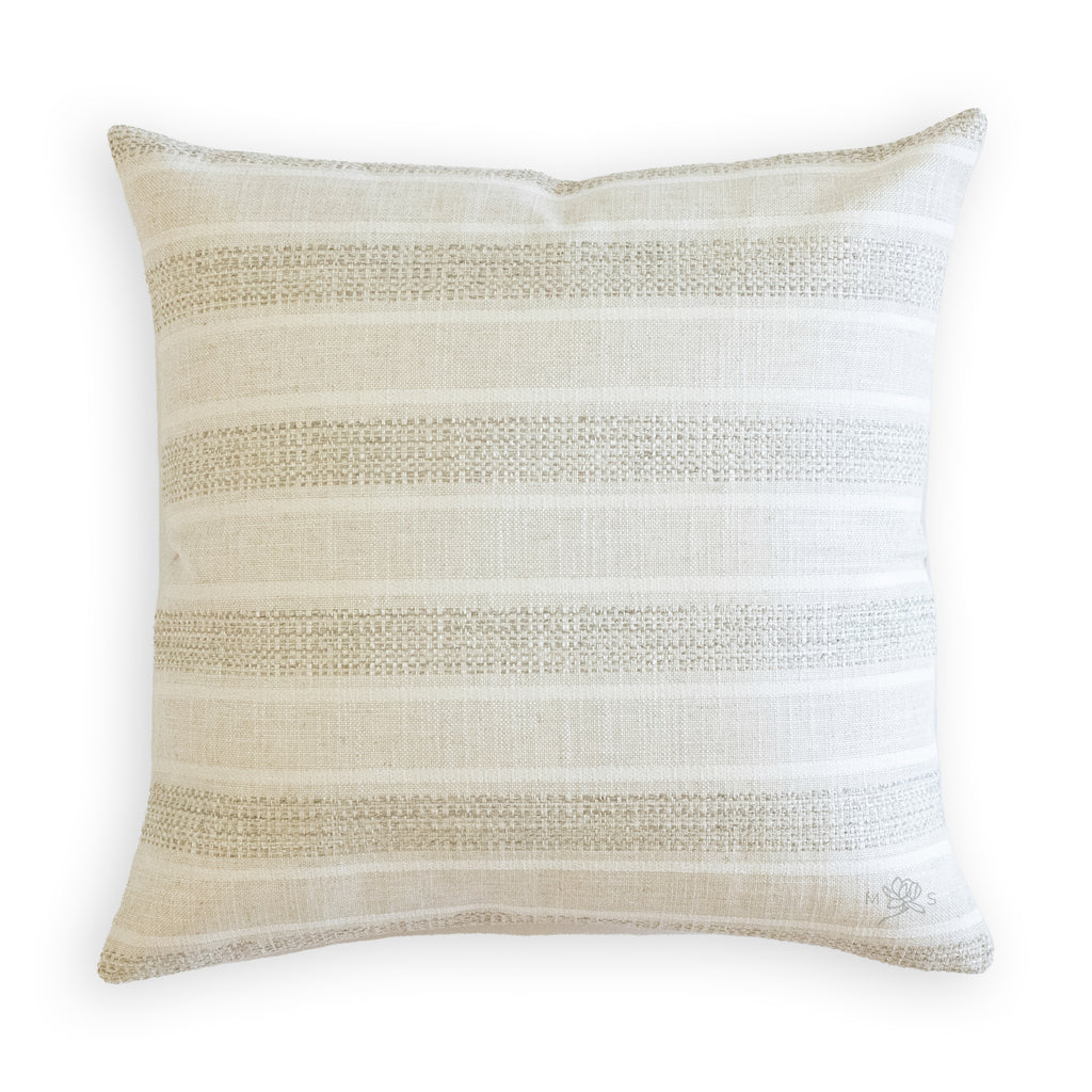 Schumacher Oxnard Ivory Pillow