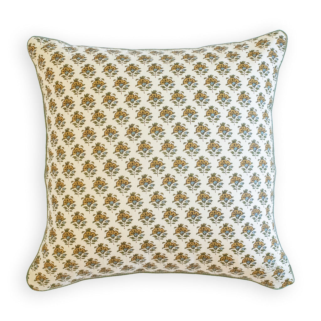 Namay Samay Gulnaar Ochre Pillow