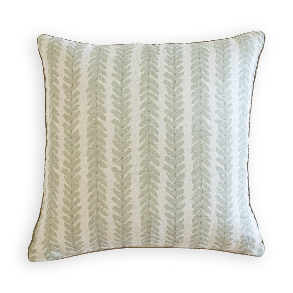 Schumacher Woodperry Sage Pillow