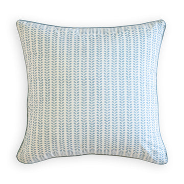 Schumacher Molly Mahon Bindi Blue Pillow