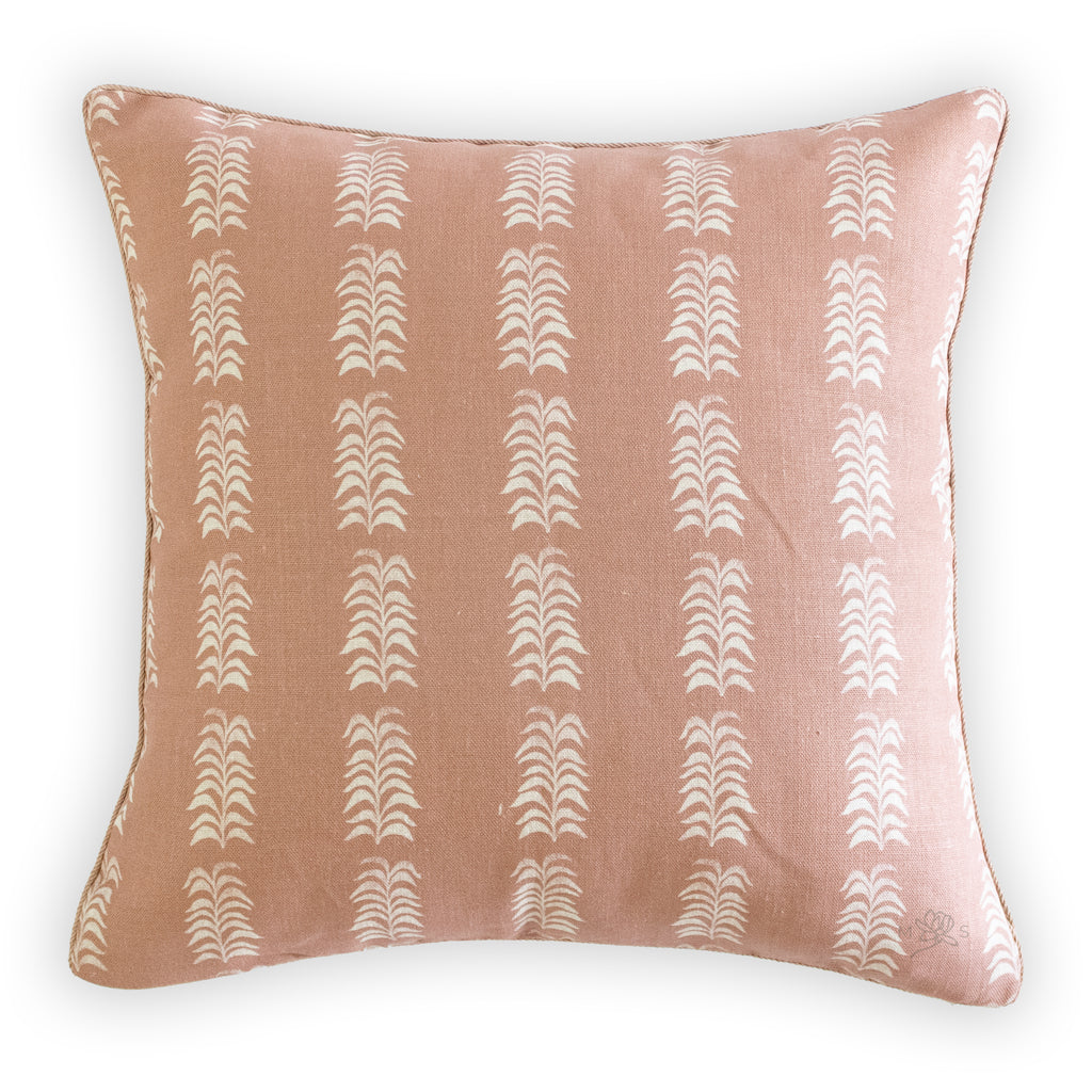Heather Chadduck Petite Frond Clay Bolster