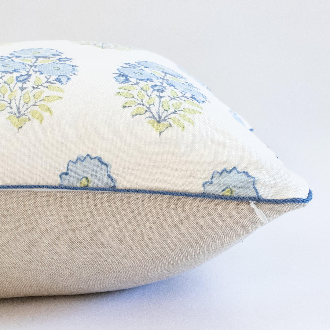 Lisa Fine Mughal Flower Monsoon Pillow