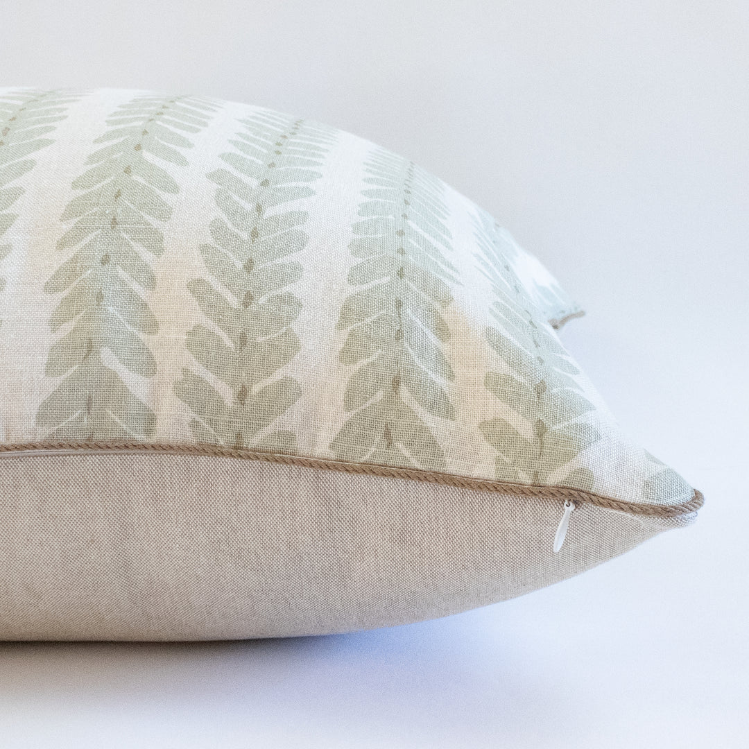 Schumacher Woodperry Sage Pillow