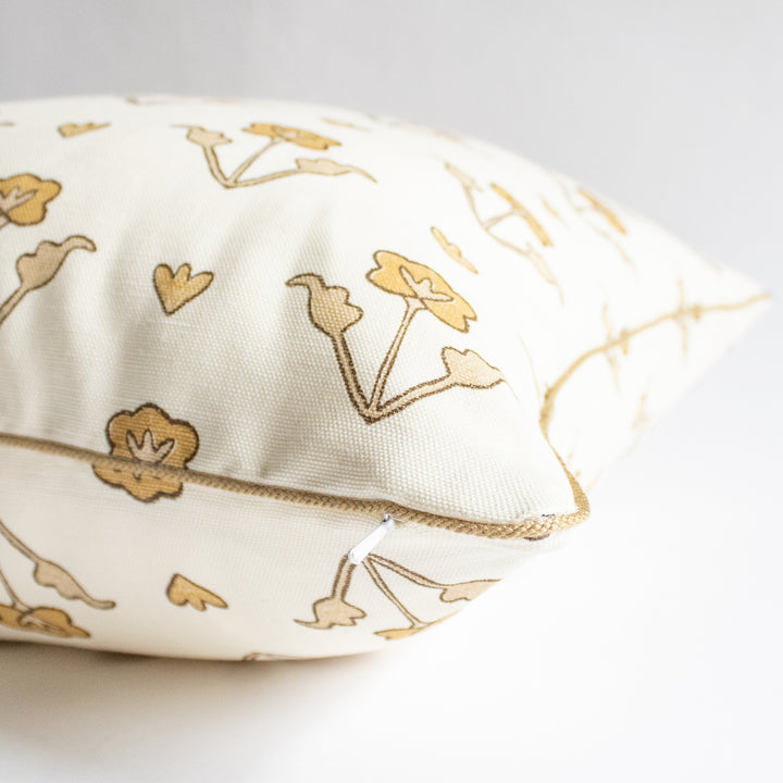 Quadrille Home Couture Clementine All Over Camel Pillow